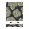 Carnet M pages blanches Kimono Bleu Marine