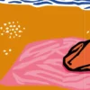 Carnet pages blanches lecture sur la plage