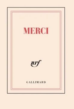 Carnet poche «Merci» (papeterie)