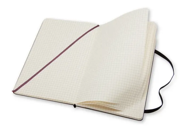 Carnet poche rigide - Pages quadrillées