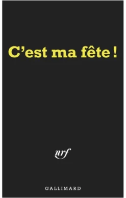 Carnet Série noire "C'est ma fête !" (papeterie)
