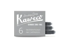 Cartouches d'encre Kaweco gris fumé, paquet de 6