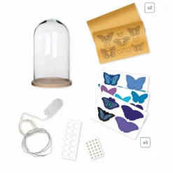 Cloche Lumineuse Papillons à Créer