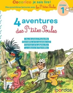 Cocorico Je sais lire ! 1res lectures - 4 aventures P'tites Poules - Niveau 1 - Tome 3
