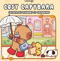 Coco Wyo - Cosy Capybara - Coloriages mignons et cocooning - Cosy colo