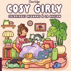 Coco Wyo - Cosy Girly - Coloriages mignons à la maison - Cosy colo