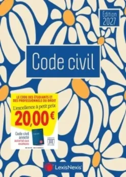 Code civil 2027 - jaquette Marguerites