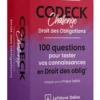 Codeck Challenge : Droit des Obligations - 100 questions pour tester vos connaissances en Droit des obligations
