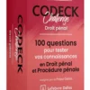 Codeck Challenge : Droit pénal et procédure pénale. 100 questions pour tester vos connaissances en Droit
