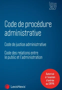 Code de procédure administrative 2027