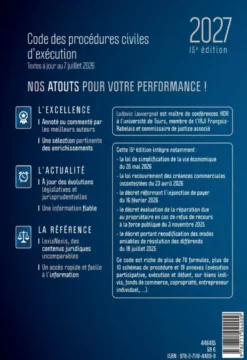 Code des procédures civiles d'exécution 2027
