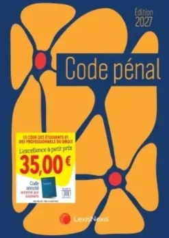 Code pénal Jaquette 2027 - JaquetteFlower power