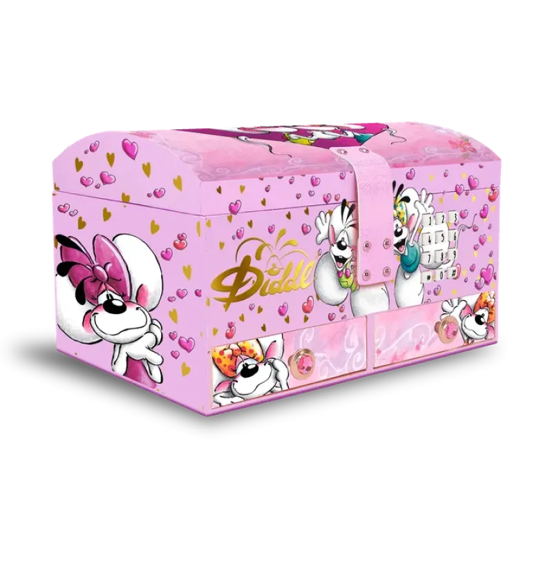 Coffret à bijoux digicode Diddl