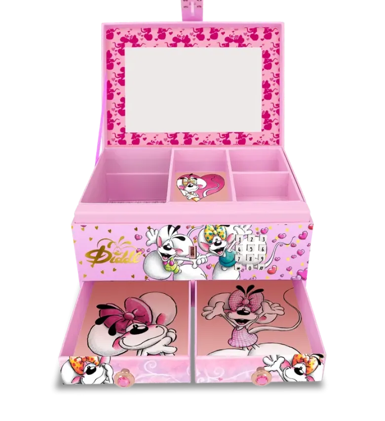 Coffret à bijoux digicode Diddl