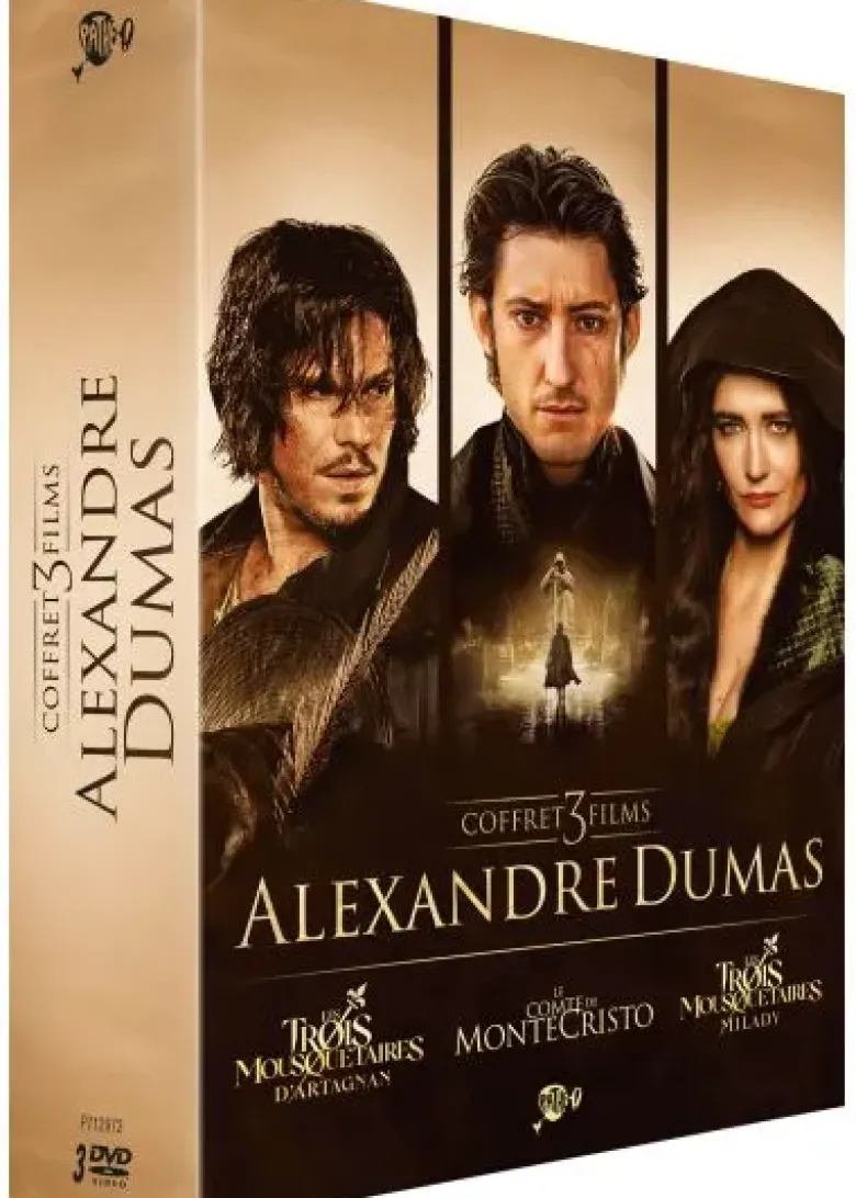 Coffret 3 films Alexandre Dumas : Le Comte de Monte Cristo + Les Trois Mousquetaires : D'Artagnan &