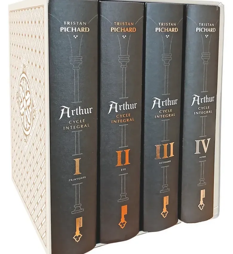 Coffret luxe 4 tomes Arthur cycle intégral