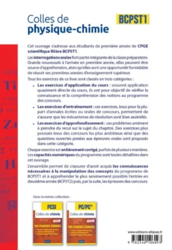 Colles de Physique-Chimie - BCPST1