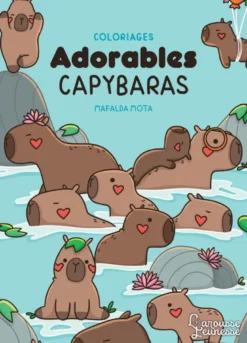Coloriages - Adorables capybaras