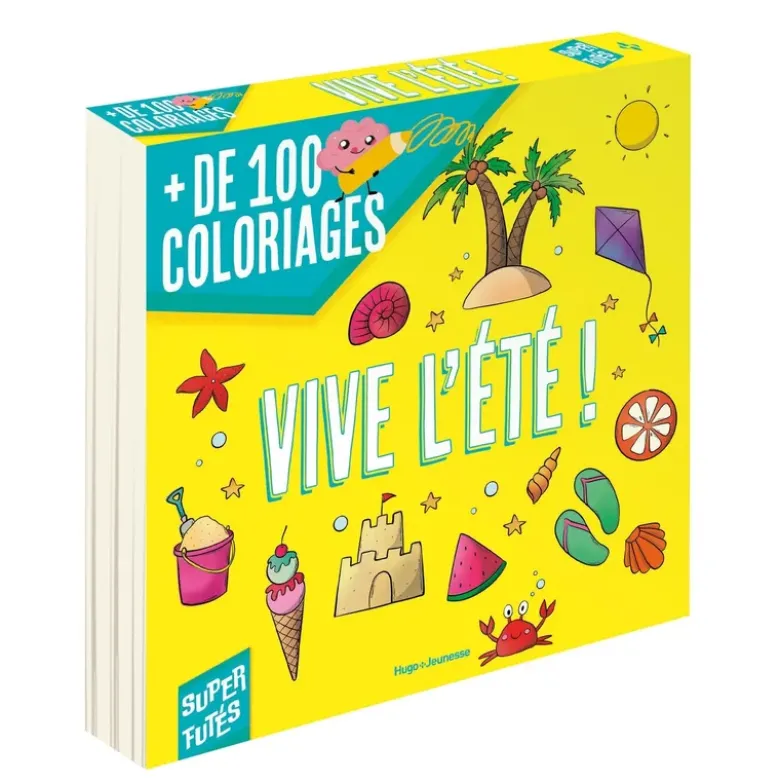 100 coloriages d'été pour les Super Futés