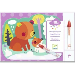 Coloriages magiques - Caché dans les bois