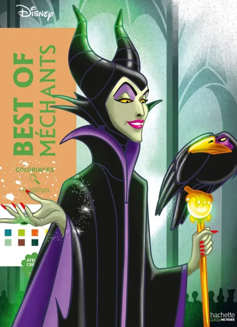 Coloriages mystères Disney Best of Méchants