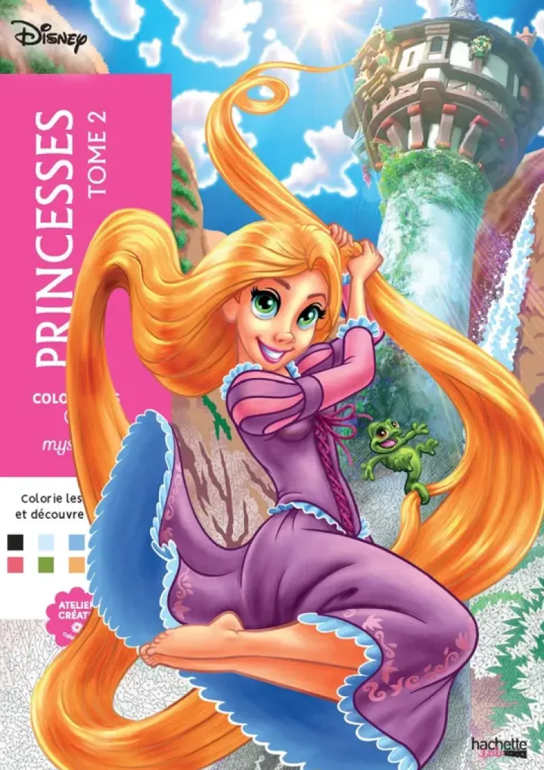 Coloriages mystères Disney - Princesses Tome 2