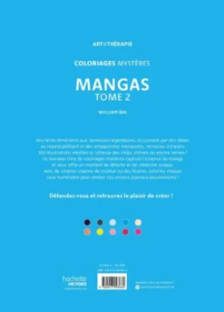 Coloriages Mystères - Mangas Tome 2