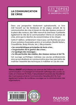 Communication licenceLa communication de crise - 6e éd.