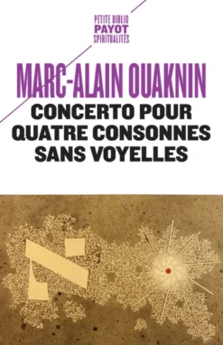 Concerto pour quatre consonnes sans voyelles