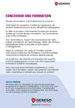 Concevoir une formation