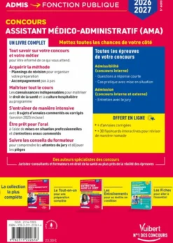 Concours Assistant médico-administratif (AMA) 2026-2027 -Tout-en-un