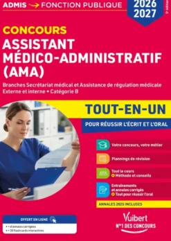 Concours Assistant médico-administratif (AMA) 2026-2027 -Tout-en-un