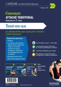 Concours Attaché territorial Interne et 3e voie 2024