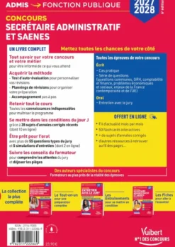 Concours Secrétaire administratif et SAENES 2027 - Tout-en-un