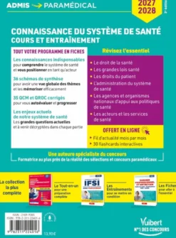 Connaissance du système de santé - Cours et entraînement en 40 fiches - 2027-2028