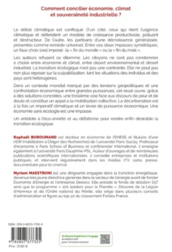 Économie et climat : le faux dilemme
