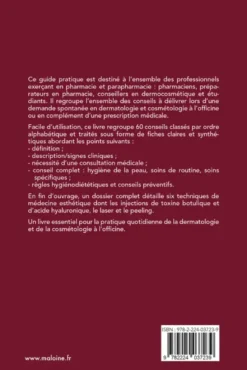 Conseils en pharmacie : Dermatologie & Cosmétologie, 2e éd.