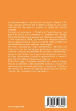 Conseils en pharmacie 2025 : Pédiatrie & Puériculture
