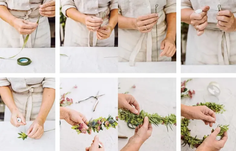 Couronnes de fleurs