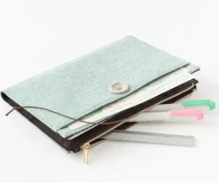 Couverture Yuru Log Tissée Bleu