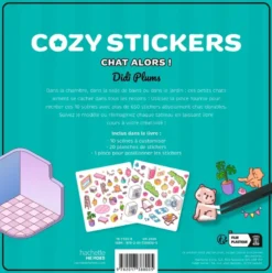 Cozy Stickers Didi Plums (avec pince) - Chat alors !