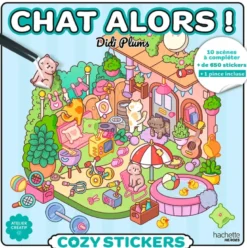 Cozy Stickers Didi Plums (avec pince) - Chat alors !
