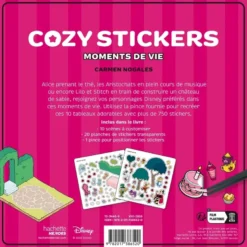 Cozy stickers Disney (avec pince) - Moments de vie