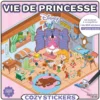 Cozy stickers Disney (avec pince) - Vie de princesse