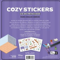 Cozy stickers Disney (avec pince) - Vie de princesse