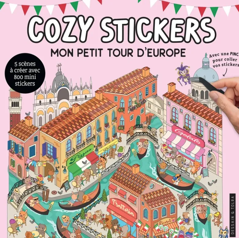 Cozy Stickers - Mon petit tour d'Europe
