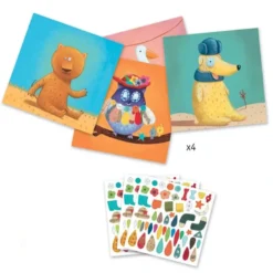 Créer avec des stickers - Créer des animaux