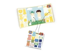 Créer avec des stickers - Les habits