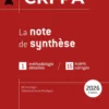 CRFPA 2026 - La note de synthèse. 4e éd. - 1 méthodologie détaillée / 15 sujets corrigés