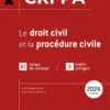 CRFPA 2026 - Le droit civil et la procédure civile. 3e éd. - 39 fiches de révision / 9 sujets corrigés
